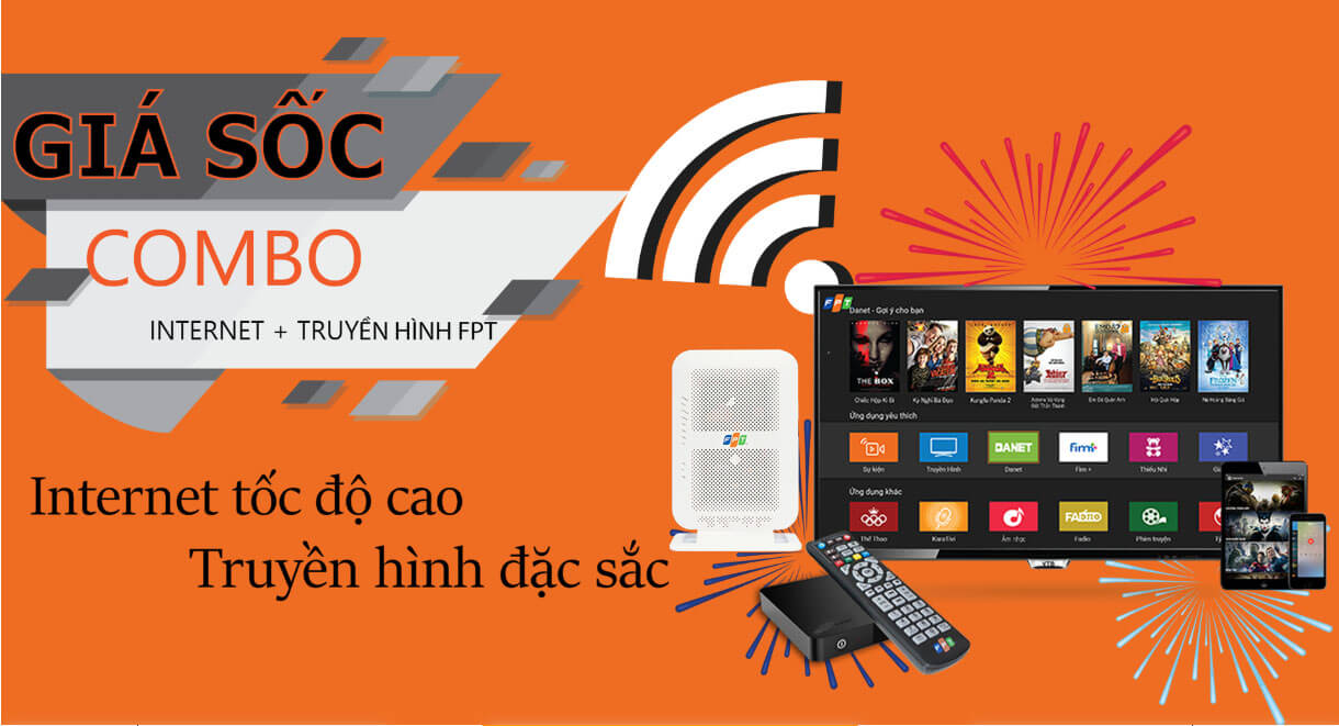 Gói combo internet và truyền hình FPT