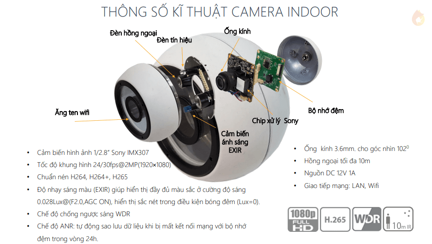 Camera indoor FPT